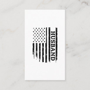 Vintage Make Äkta Patriotisk Flagga Tröja Design_1 Visitkort