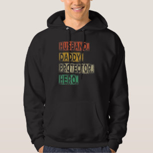 Vintage Make Pappa Protector Pappa Hero Far Hoodie
