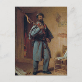 Vintage målar upp en bit av Krig-historik: Reparat Vykort