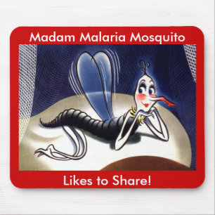 Vintage Malaria Mosquito Musmatta