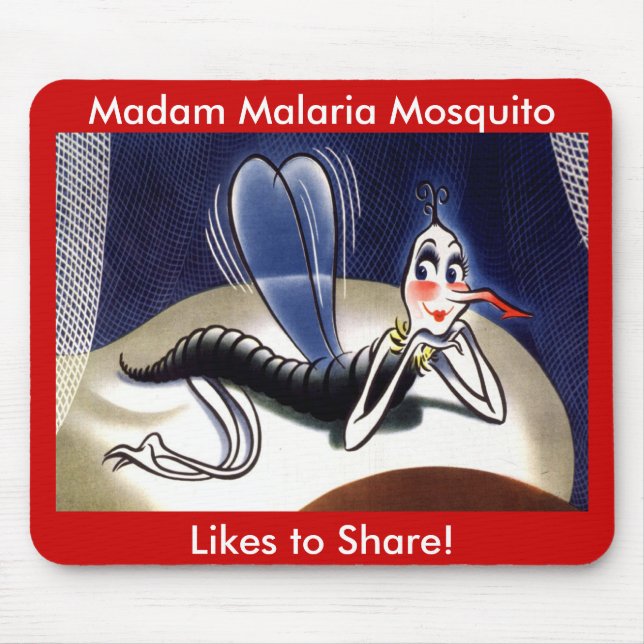 Vintage Malaria Mosquito Musmatta (Framsidan)