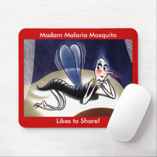 Vintage Malaria Mosquito Musmatta
