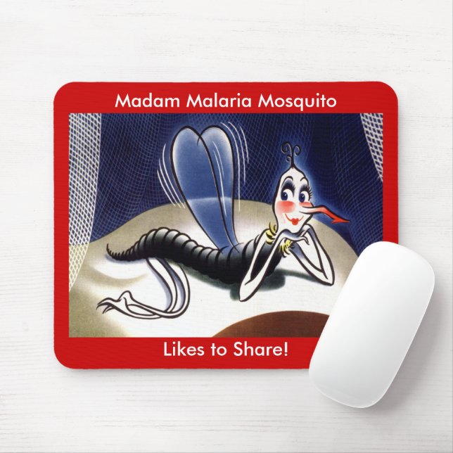 Vintage Malaria Mosquito Musmatta (Med mus)