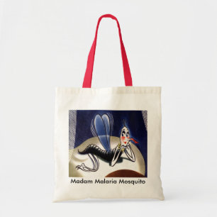 Vintage Malaria Mosquito Tygkasse