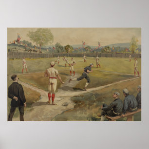 Vintage Målarspel (1887) Poster