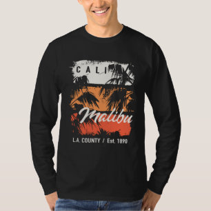 Vintage Malibu Strand Kalifornien Surf Cali Surfin T Shirt