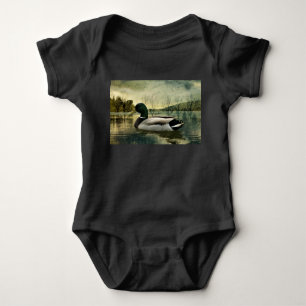 Vintage Mallard Anka Weasted-vykort T Shirt