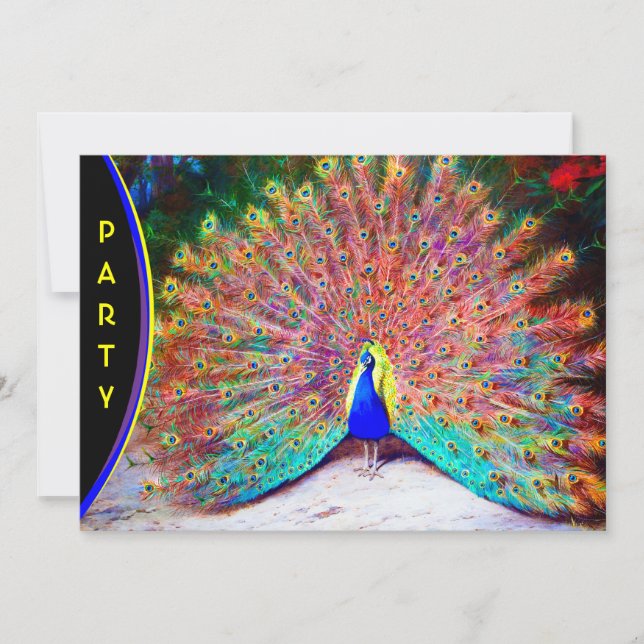 Vintage, målning inbjudningar (Framsida)