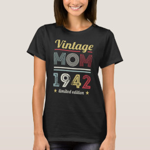 Vintage Mamma 1942 80:e födelsedagspresenten Gift T Shirt