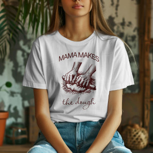 Vintage Mamma gör degen till bakeriet T Shirt
