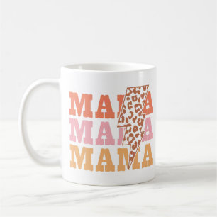 Vintage Mamma Leopard Mönster Kaffemugg