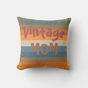 Vintage mamma retro rand kudde
