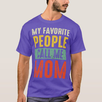 Vintage Mamma Shirt Mina favoriter kallar mig Mamm T Shirt