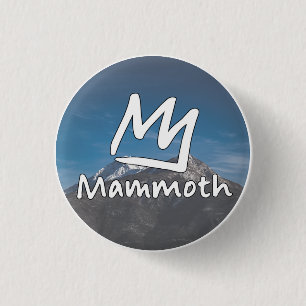 Vintage Mammoth Mountain Skidort berg present Knapp