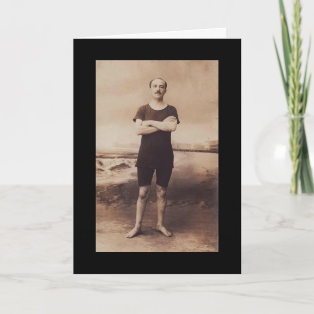 Vintage Man Kort (Framsida)