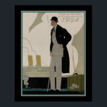 Vintage Manar Mode/Travel Art Deco Poster<br><div class="desc">1924,  Art Deco,  Discerners. Manar Mode Poster. 16 x 20 som visas här. Andra tillgängliga alternativ.</div>
