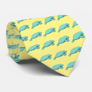 Vintage Manatee Teckning Aqua Slips