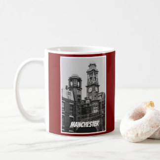 Vintage Manchester Cityscape England 2001 Kaffemugg