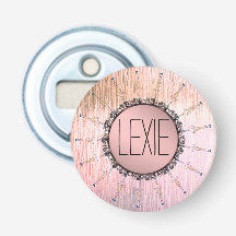 Vintage Mandala om peachy Rosa Frosted Glass