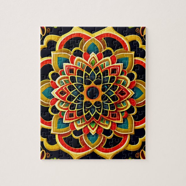 Vintage Mandala Pussel (Vertikal)