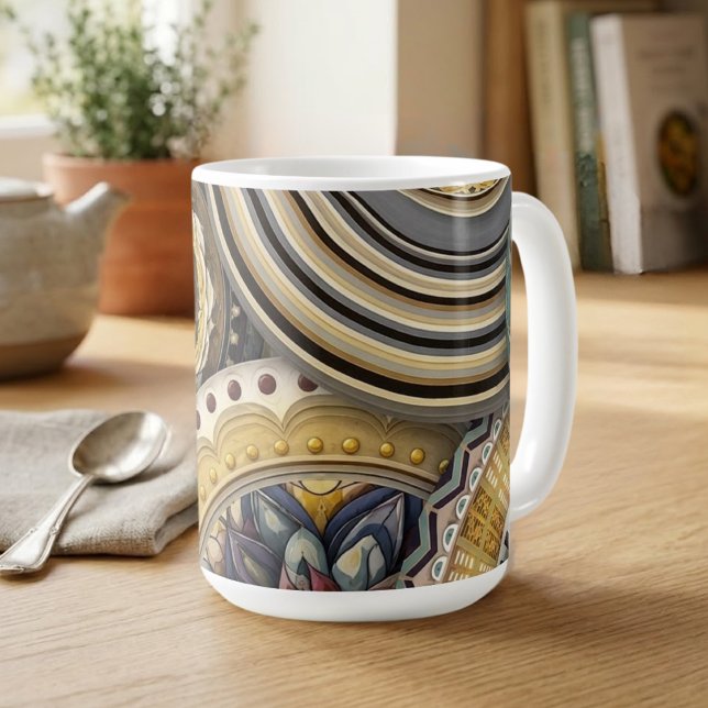 Vintage Mandalas Kaffemugg (Skapare uppladdad)