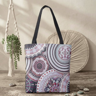 Vintage Mandalas Tygkasse