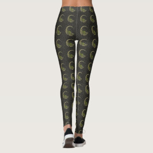 Vintage Måne - baljväxter Leggings
