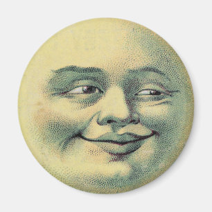 Vintage Måne Magnet