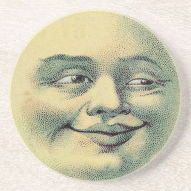 Vintage Måne Underlägg (Framsidan)