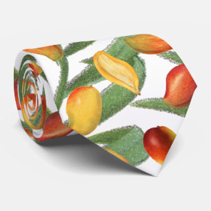 Vintage Mango & Greenery Summer Fruit Mönster Slips
