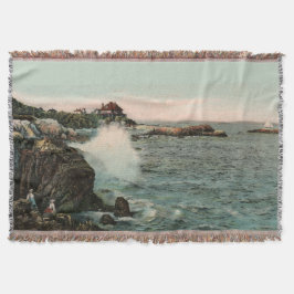 Vintage Marblehead, masskabelvevett Filt