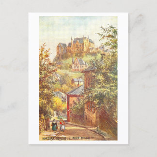 Vintage Marburger Schloss Vykort