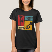 Vintage Marching Band Trumpet Player Retro Design