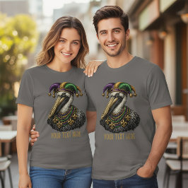 Vintage Mardi Gras Pelikan Gycklare | Retro Karnev T Shirt