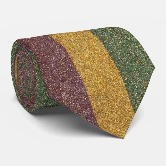 Vintage Mardi Gras-randig Slips (Rullad)