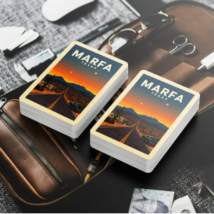 Vintage Marfa Texas Casinokort