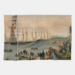 Vintage Marin, New York Yacht Club Regatta Kökshandduk