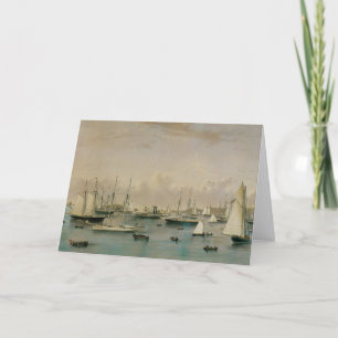 Vintage Marin, Yacht Squadron vid Newport Harbor Kort