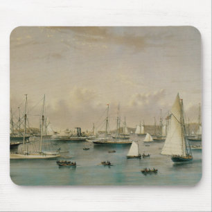Vintage Marin, Yacht Squadron vid Newport Harbor Musmatta