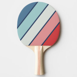 Vintage Marinblå Tjockrandig Pingisracket