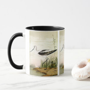 Vintage Marine Life Shorebird, Avocet Birds Mugg