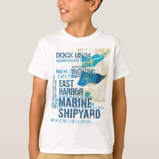 Vintage Marine Shipyard - Öster Kusten Nautical Ya T Shirt