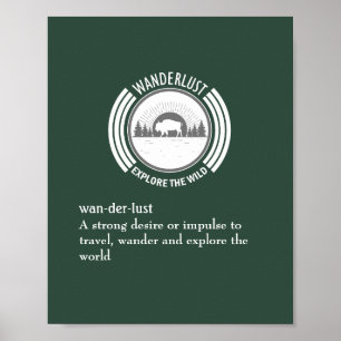 Vintage-märke Cute Wall Art-poster wanderlust Poster