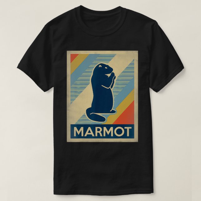 Vintage Marmot T Shirt (Design framsida)