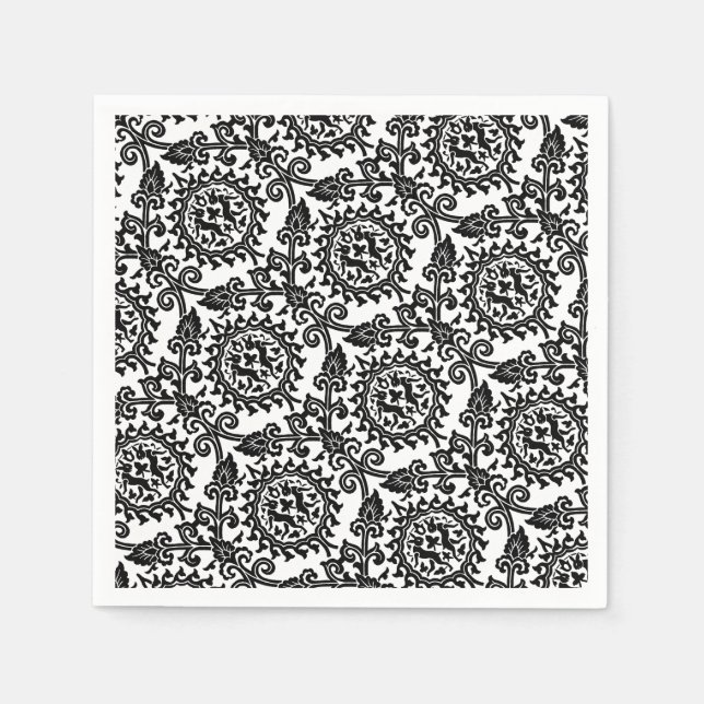 Vintage Marocko Mönster Pappersservett (Framsidan)