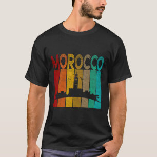 Vintage Marocko skjorta, jag älskar Marocko kartan T Shirt