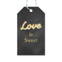 Vintage Marquee-ljus Presenttagg - skrivtavla