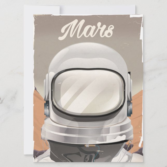 Vintage Mars Astronaut (Framsida)