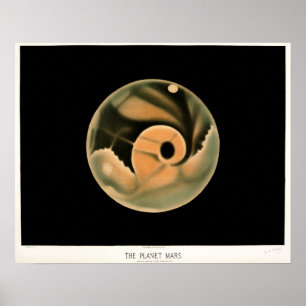 Vintage Mars Poster