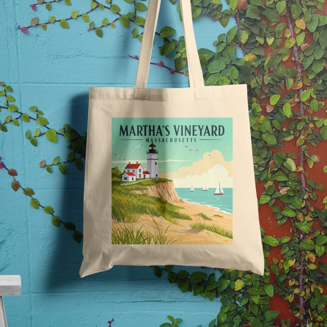 Vintage Martha's Vineyard Massachusetts Tygkasse (Skapare uppladdad)